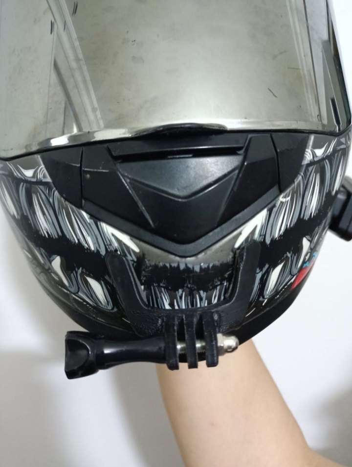 gopro kask çene aparatı üniversal - Görsel 2