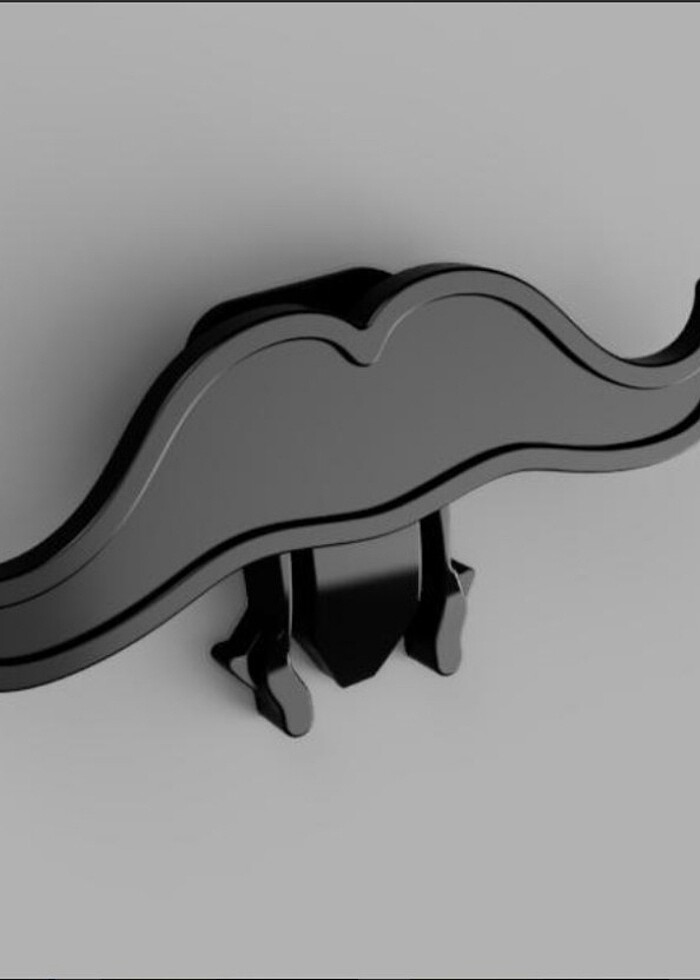 Kask gopro aparatı için aksesuar bıyık  - Görsel 2