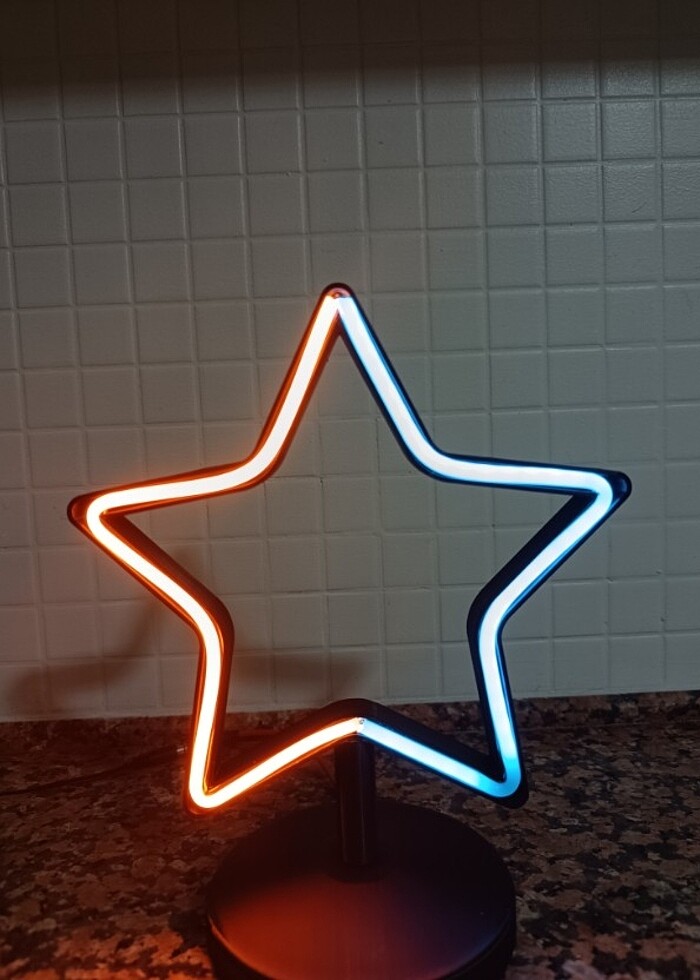 Masa üzeri neon lamba  - Görsel 2