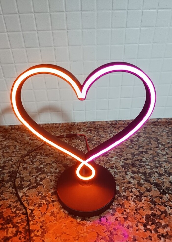 Masa üzeri neon lamba  - Görsel 4