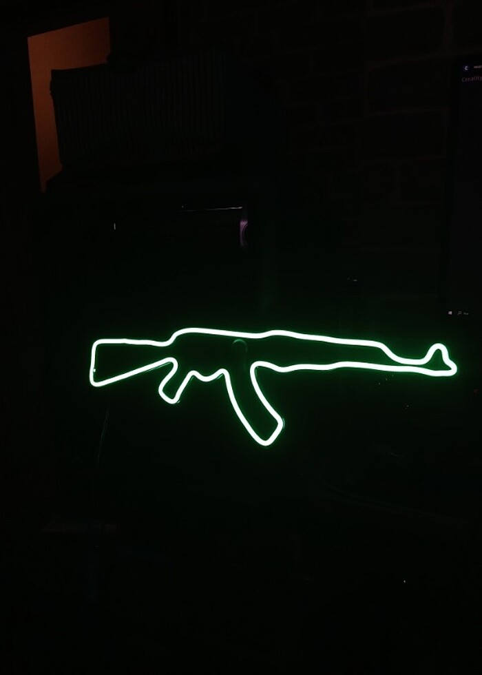 Ak 47 neon led - Görsel 2