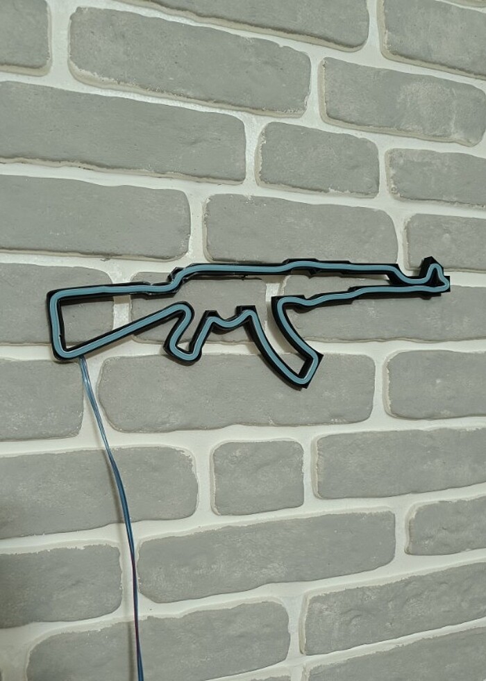 Ak 47 neon led - Görsel 3