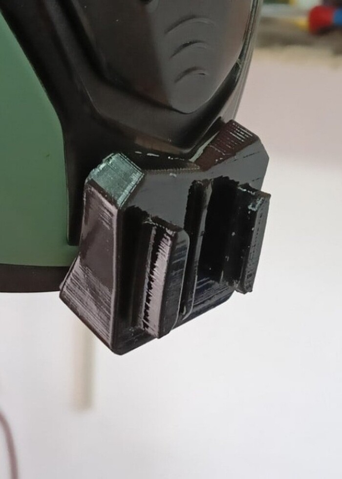 LS2 ff353 kask gopro aparat ve 90°dirsek - Görsel 2