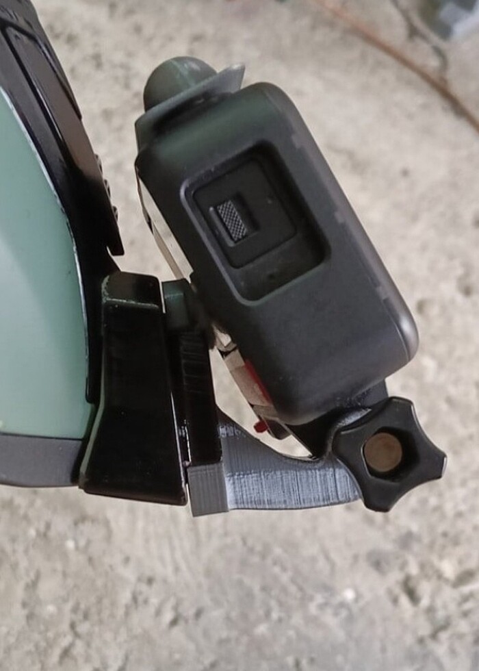 LS2 ff353 kask gopro aparat ve 90°dirsek - Görsel 3