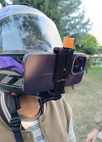 Kask telefon tutucu - Görsel 4