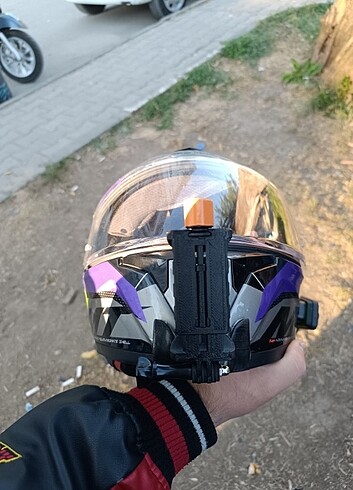 Kask telefon tutucu - Görsel 5