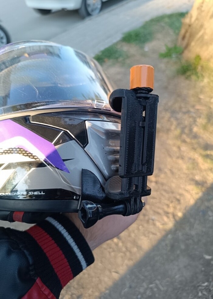 Kask telefon tutucu - Görsel 3