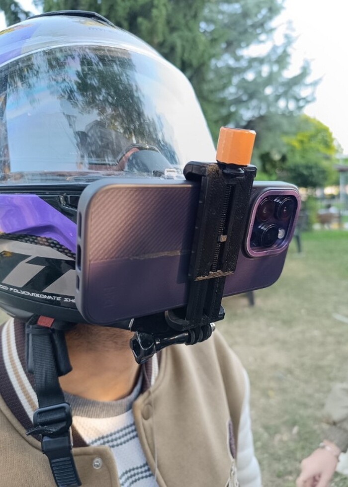 Kask telefon tutucu - Görsel 4