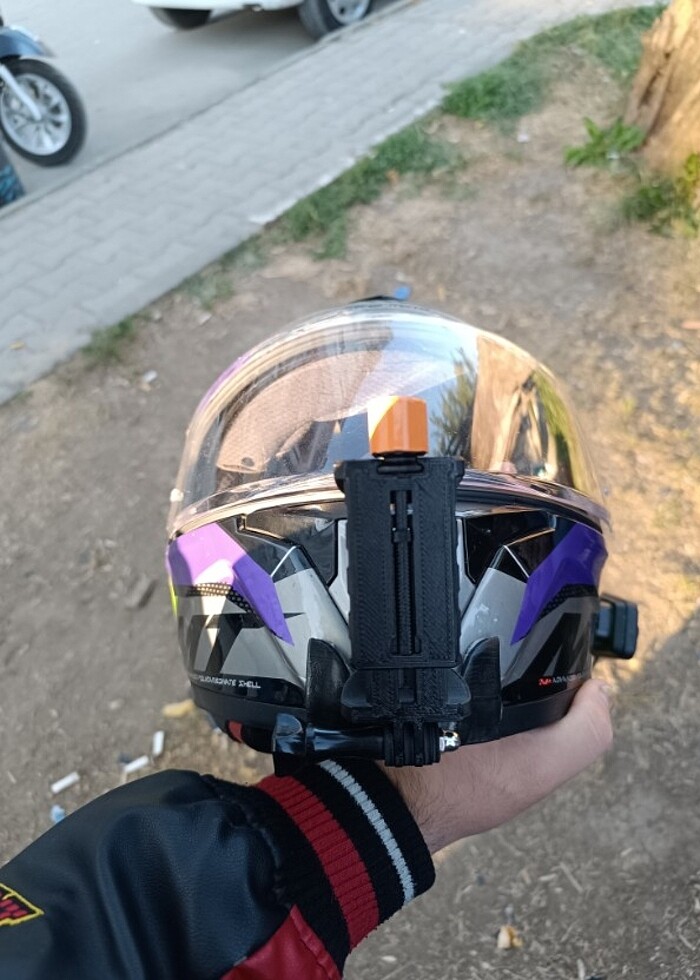 Kask telefon tutucu - Görsel 5
