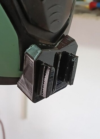 LS2 ff353 gopro aparatı,90°dirsek ve telefon tutucu  - Görsel 2