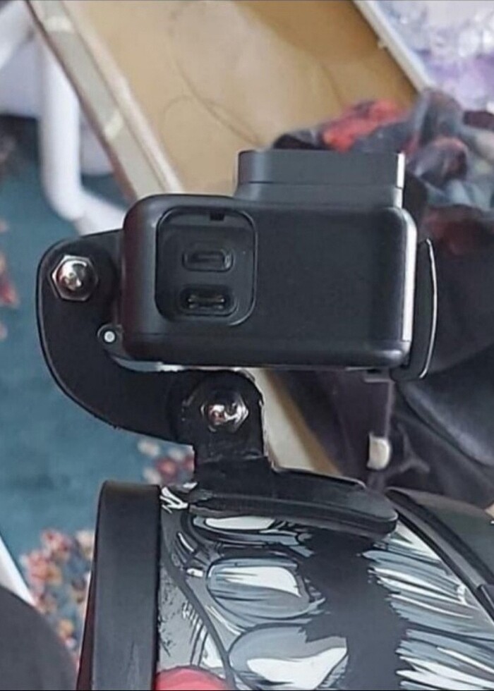 LS2 çene aparat gopro 12 ve 90° dirsek - Görsel 3