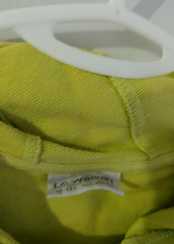 Sarı Kapüşonlu Baskılı Kadın Sweatshirt - Görsel 3