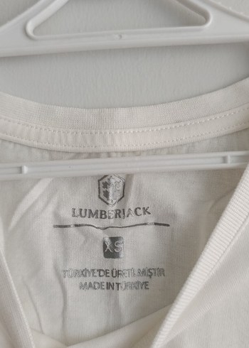 Lumberjack Beyaz Kısa Kollu Kadın Tişört