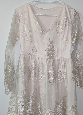 Dantel elbise - Görsel 3