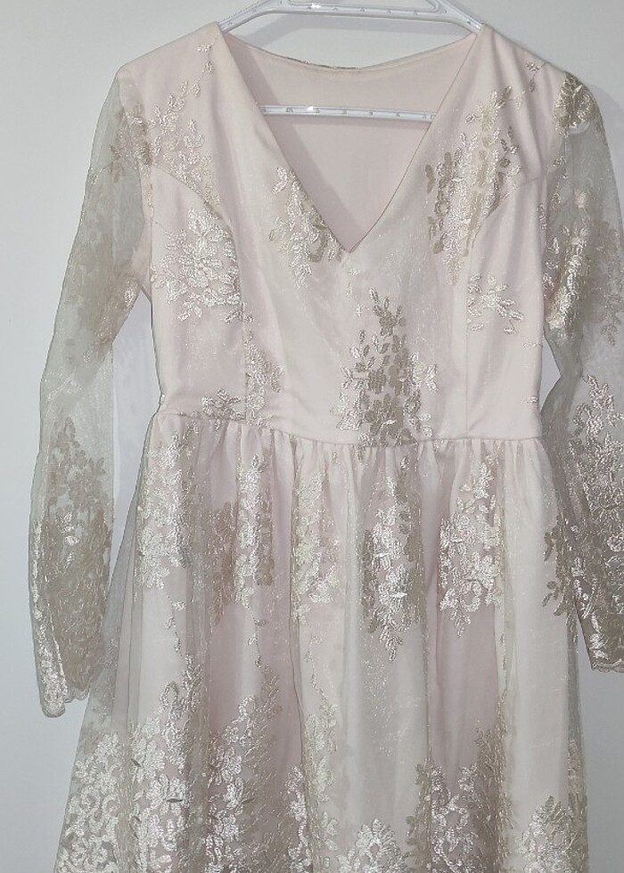 Dantel elbise - Görsel 3