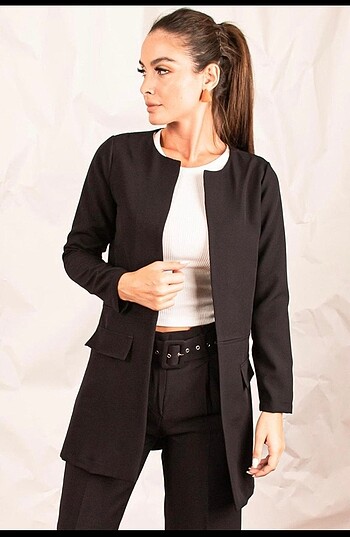 s Beden siyah Renk Blazer ceket