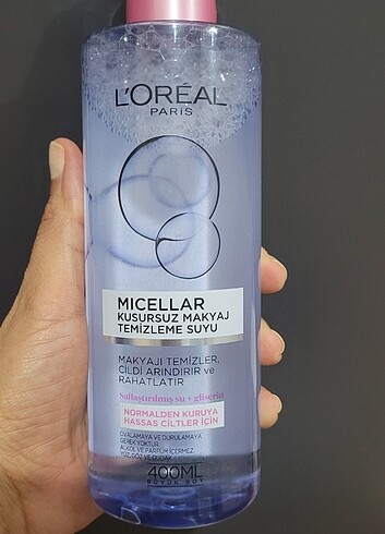 L'ORÉAL PARIS MICELLAR KUSURSUZ MAKYAJ TEMİZLEME SUYU