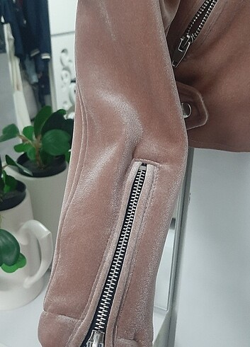 Bershka kadife ceket mont