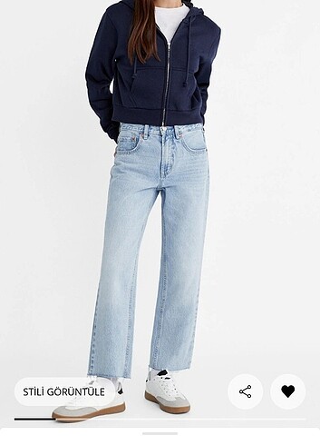 Crop Straight Fit Jean 