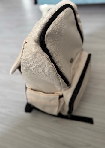 Bej Bebek Çantası, Çok Bölmeli - Görsel 5