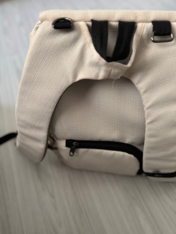Bej Bebek Çantası, Çok Bölmeli - Görsel 3