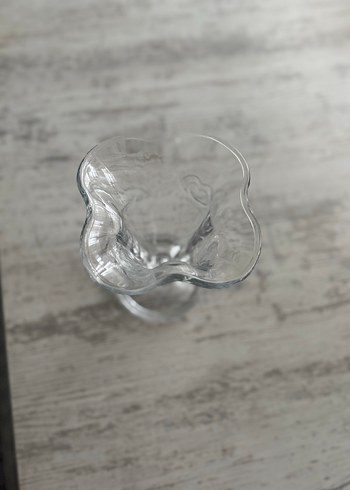 Şeffaf Ayaklı Cam Kase - Görsel 3