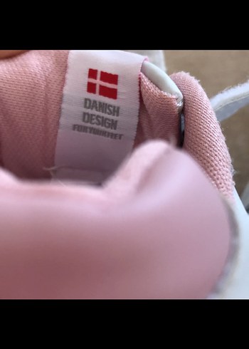 Hummel Kız Çocuk Pudra Beyaz Cırt Cırtlı Spor Ayakkabı - Görsel 4