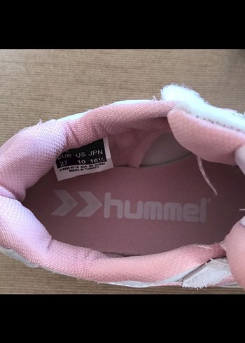 Hummel Kız Çocuk Pudra Beyaz Cırt Cırtlı Spor Ayakkabı - Görsel 3