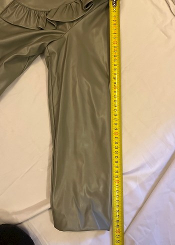 Kız çocuk Deri Ceket Fırfırlı - Görsel 8