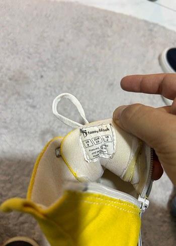 Sarı Bağcıklı Kız Çocuk Spor Ayakkabı - Görsel 5