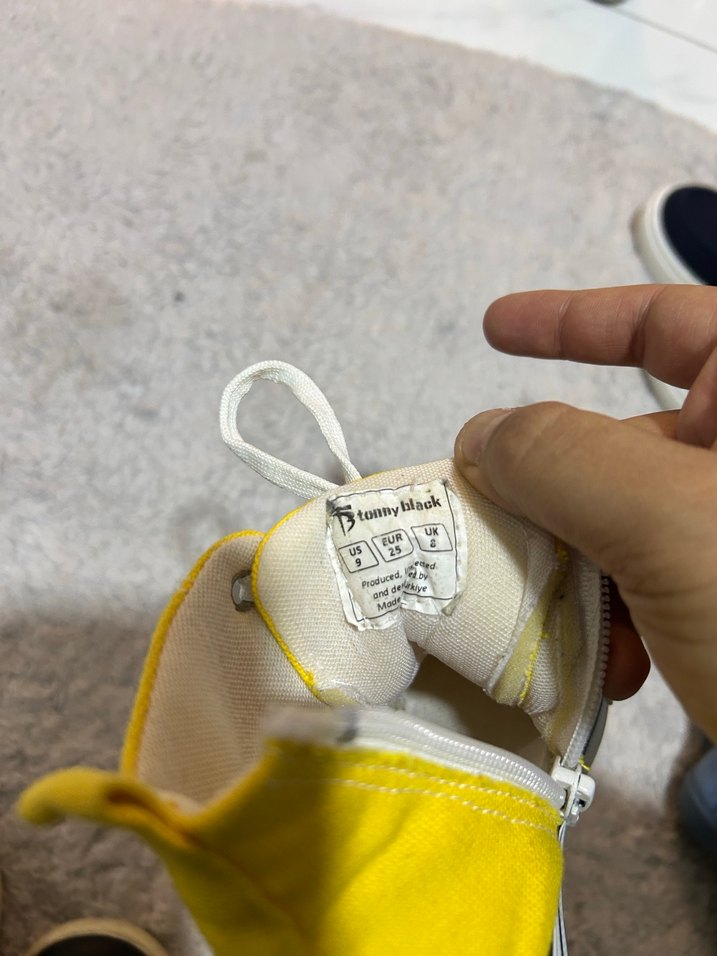 Sarı Bağcıklı Kız Çocuk Spor Ayakkabı - Görsel 5