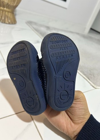 Mavi Erkek Bebek İlk Adım Ayakkabısı - Görsel 3