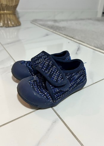 Mavi Erkek Bebek İlk Adım Ayakkabısı - Görsel 2