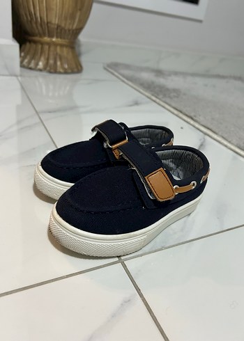 Koyu Mavi Bağcıksız Erkek Çocuk Ayakkabısı - Görsel 2