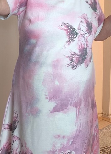 Yeni ettiktli Pembe yaz elbise