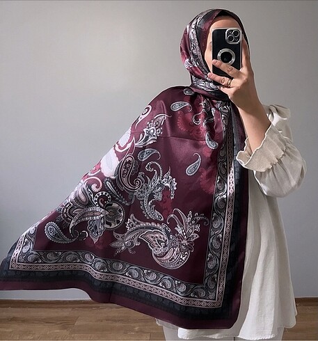 Etnik Desen Vual İpek Şal