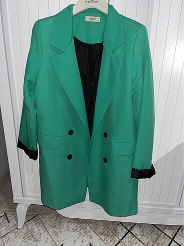 Yeşil blazer ceket