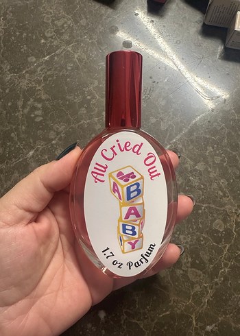 All cried out parfum