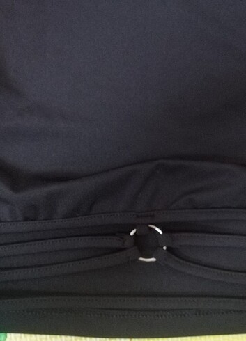 s Beden siyah Renk Uzun kollu crop bluz