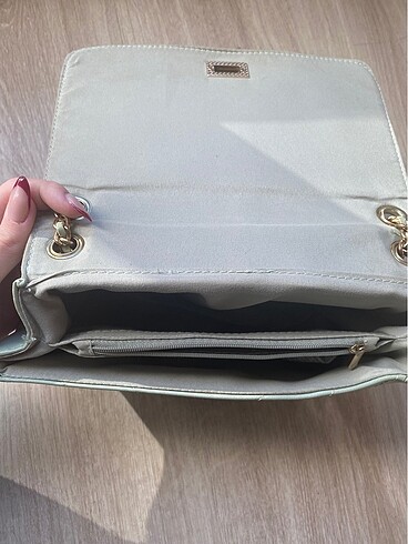 Beden turkuaz Renk Stradivarius mint yeşili çanta