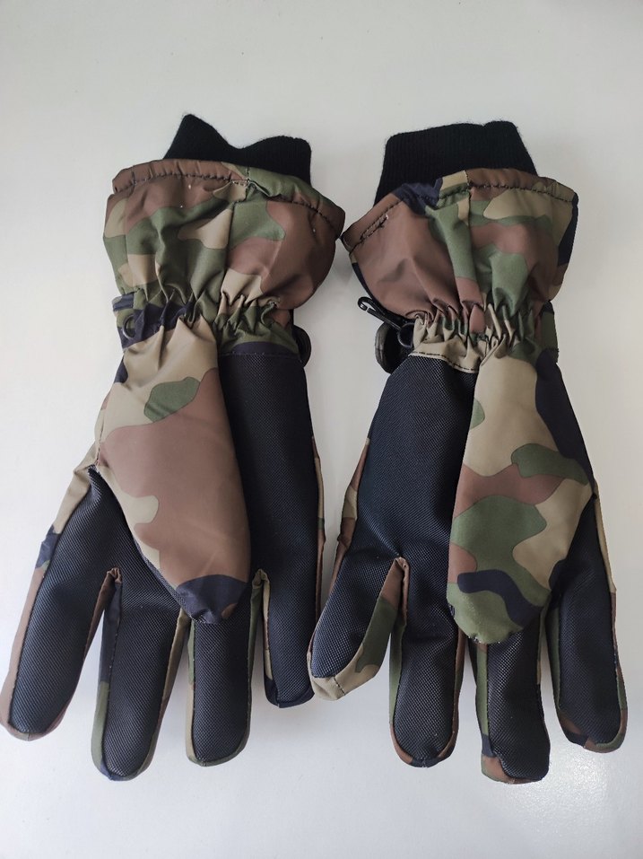 Erkek Kamuflaj Desenli Street Wear Eldiven - Görsel 2