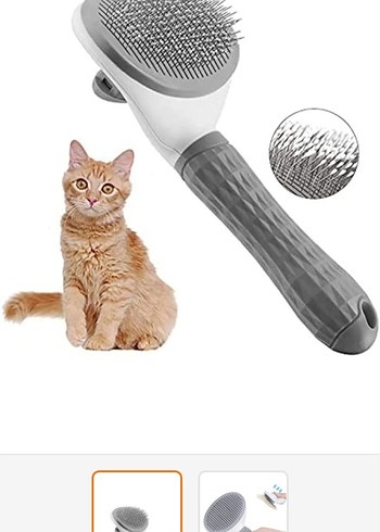 Gri Kedi Tüy Bakım Fırçası
