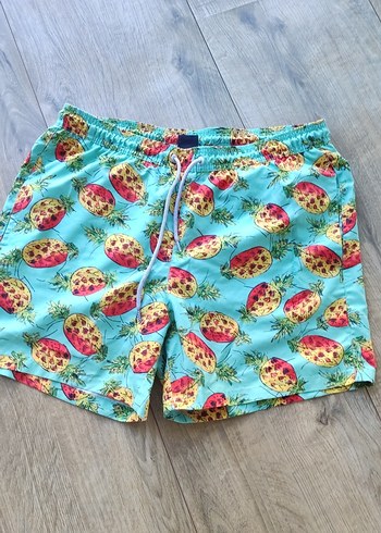 Renkli Ananas Desenli Erkek Mini Mayo - Görsel 3