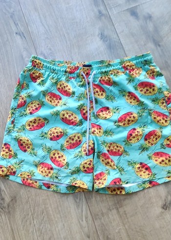 Renkli Ananas Desenli Erkek Mini Mayo - Görsel 2