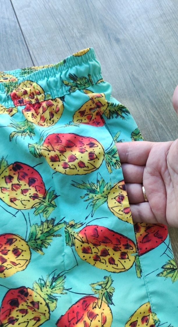 Renkli Ananas Desenli Erkek Mini Mayo - Görsel 4