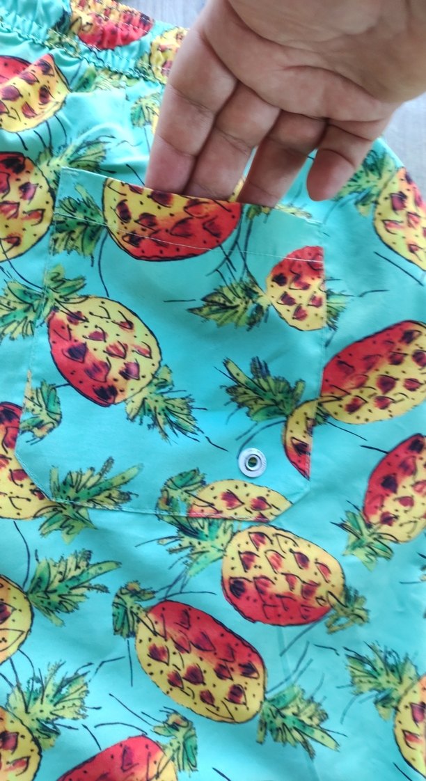 Renkli Ananas Desenli Erkek Mini Mayo - Görsel 5