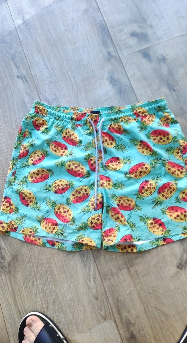 Renkli Ananas Desenli Erkek Mini Mayo - Görsel 2