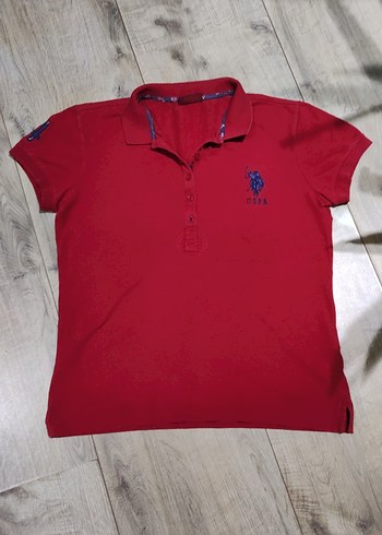 U.S. Polo Assn. Kırmızı Kısa Kollu Polo Tişört