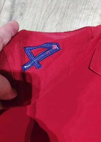 xl Beden kırmızı Renk U.S. Polo Assn. Kırmızı Kısa Kollu Polo Tişört