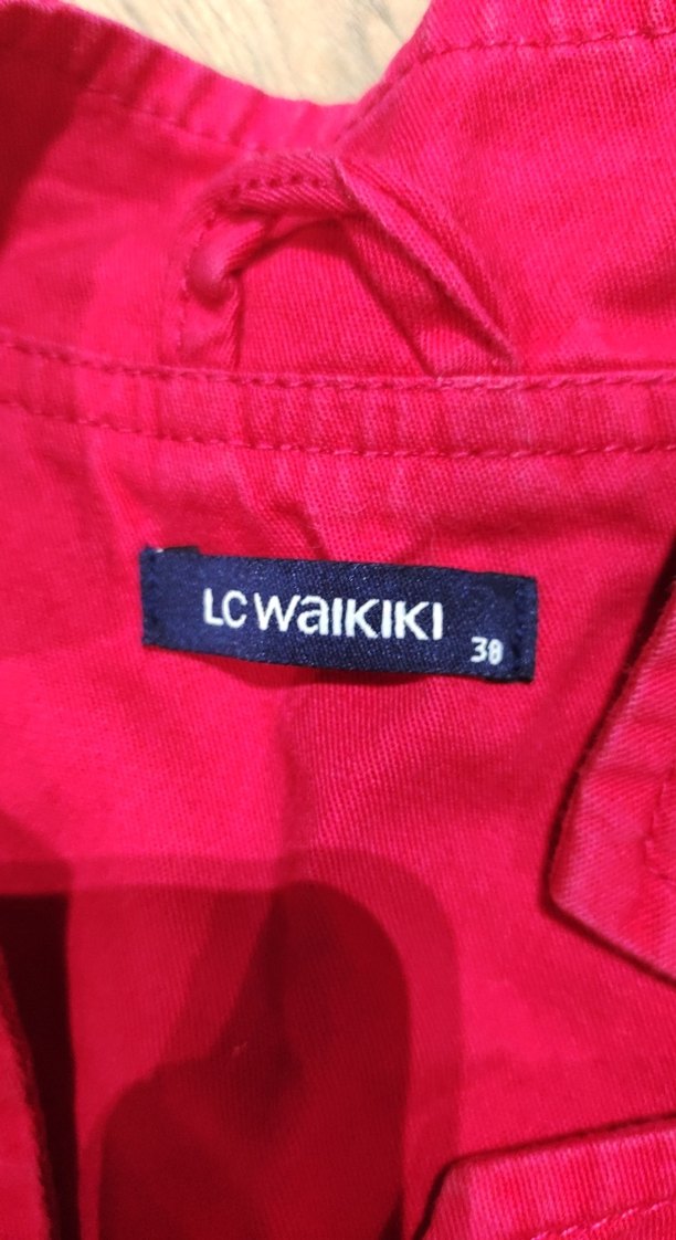 Pembe Kız Çocuk Kolsuz Keten bolero - Görsel 2